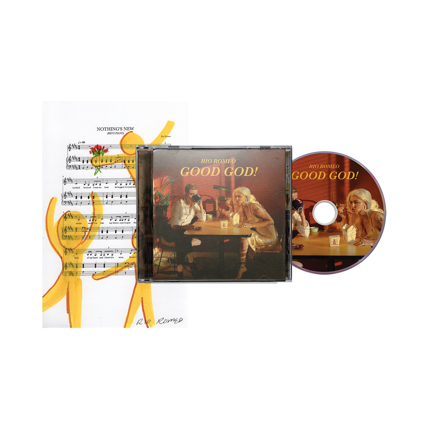 Good God! CD + Hand Drawn Art Piece