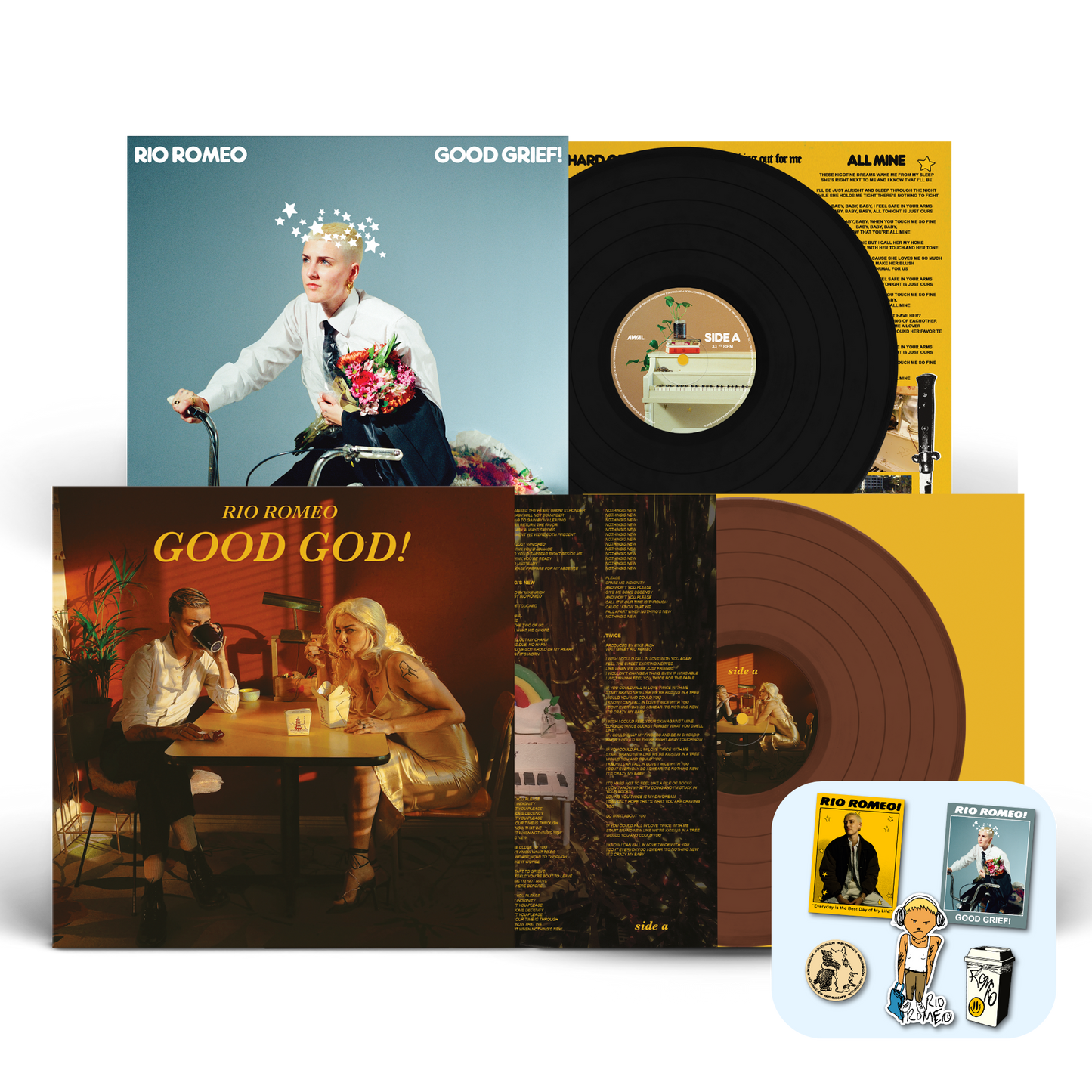 Vinyl Bundle + Sticker Pack
