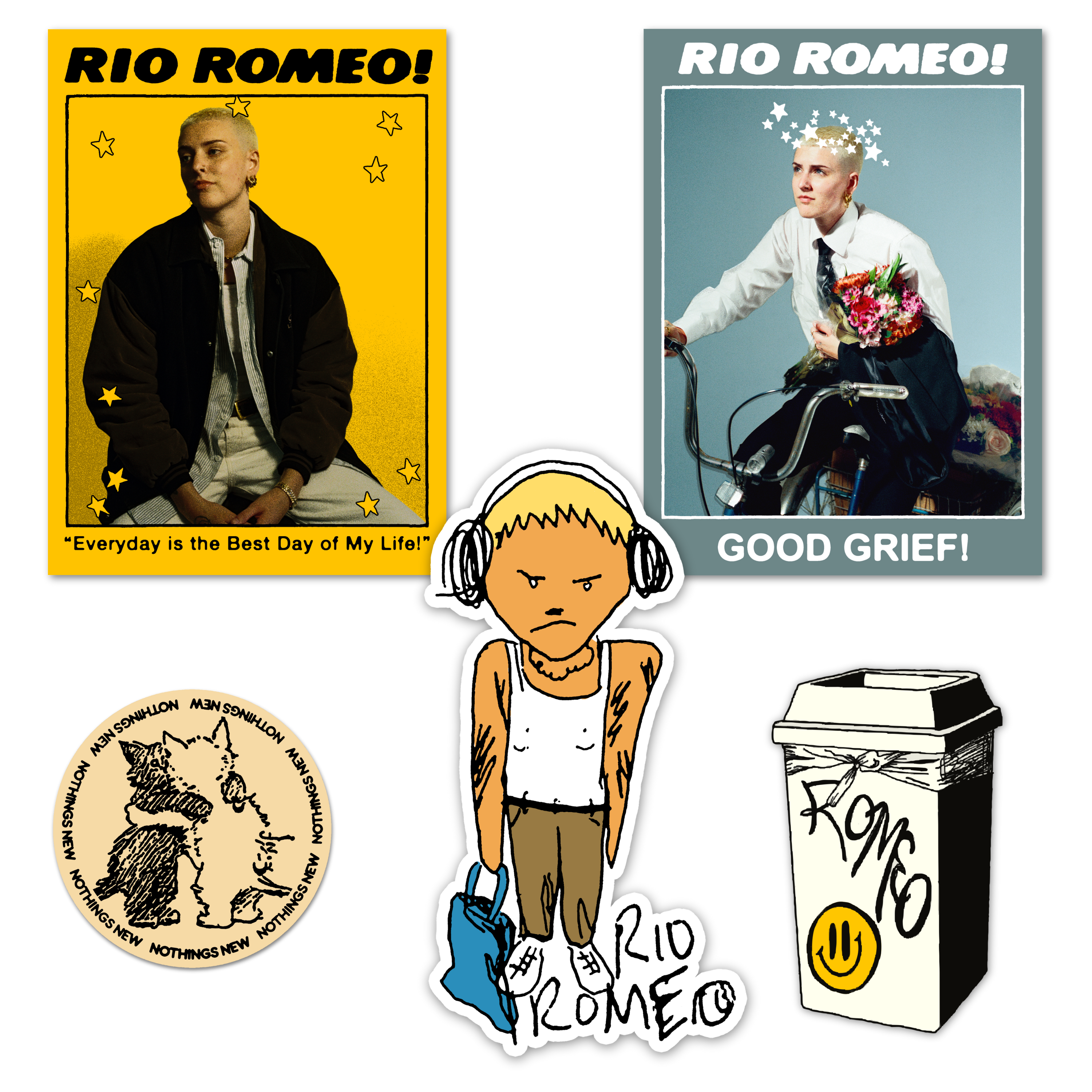 5 Sticker Pack – Rio Romeo
